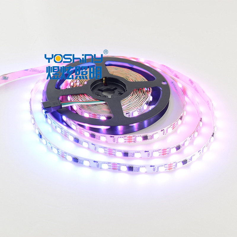 Multiple color LED tape 5050LED with rainbow-like effect