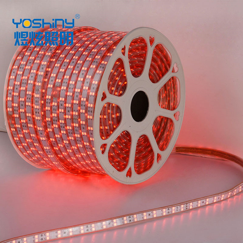 110V/220V 5050 RGB LED STRIP LIGHT 120LED/M  7 colors